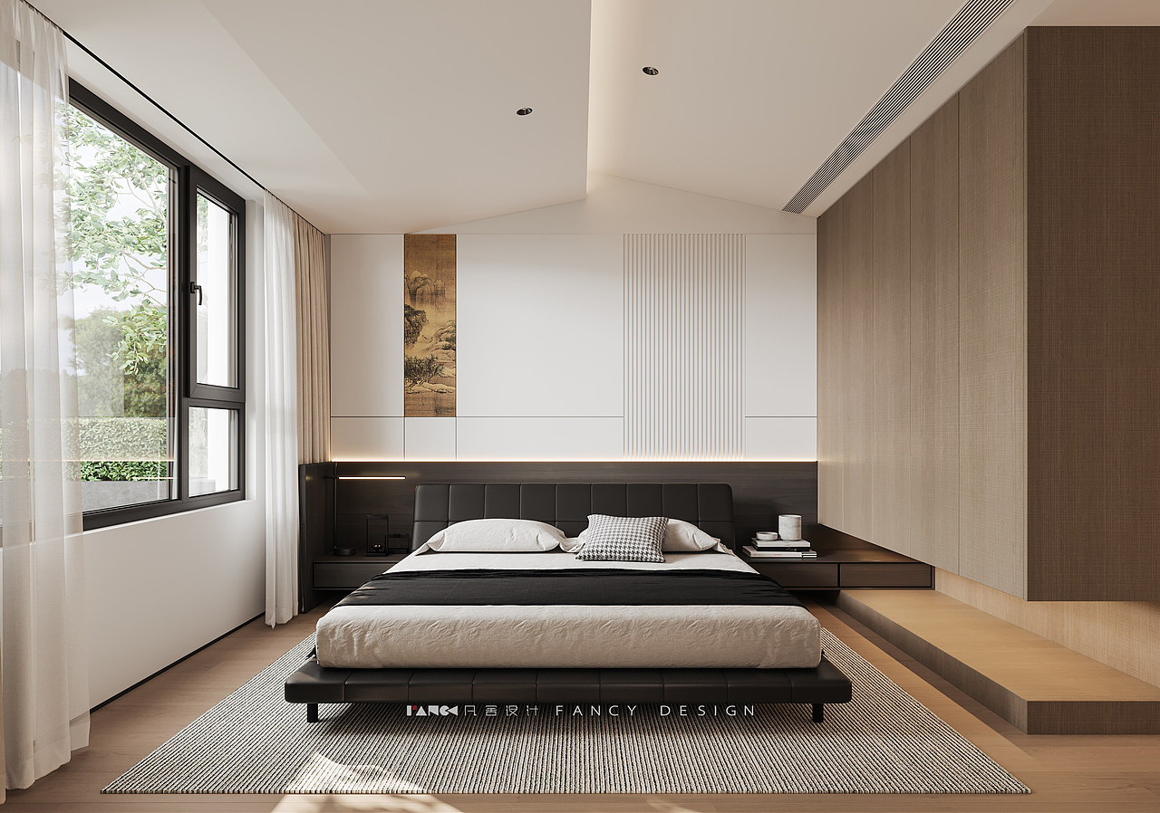 现代新中式风格效果图（图ZMzUyNzQ4NjEy） - 家装设计 - 站酷设计师田小伟啊原创素材 - 站酷ZCOOL