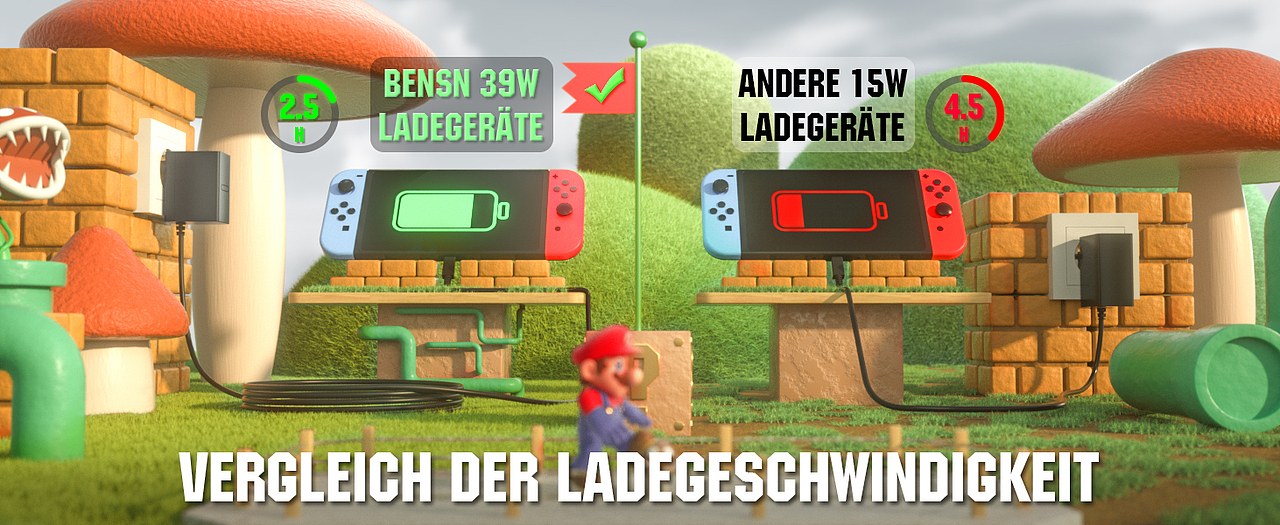 39W 任天堂Switch游戏机充电器