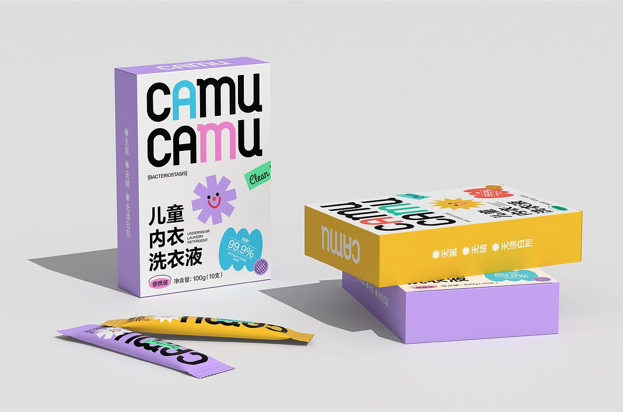 包装设计 | 儿童内衣洗衣液