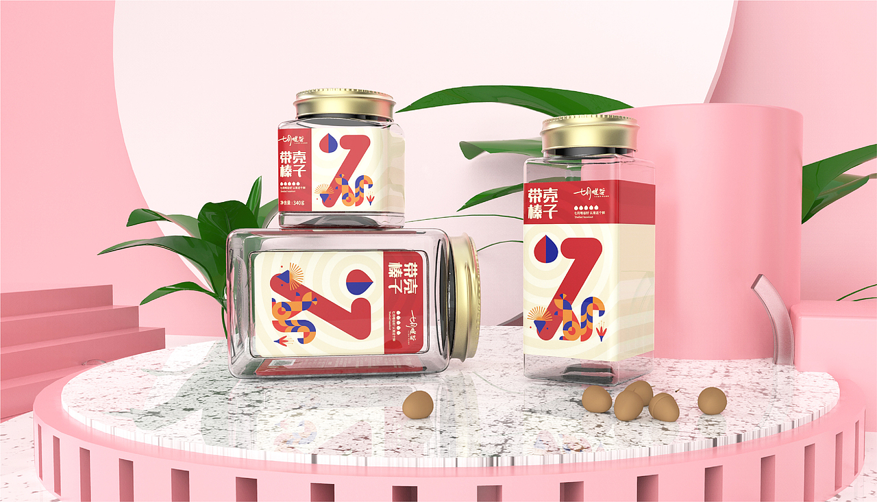 【橘鹿】2022年度七月唯谷坚果类品牌全案设计