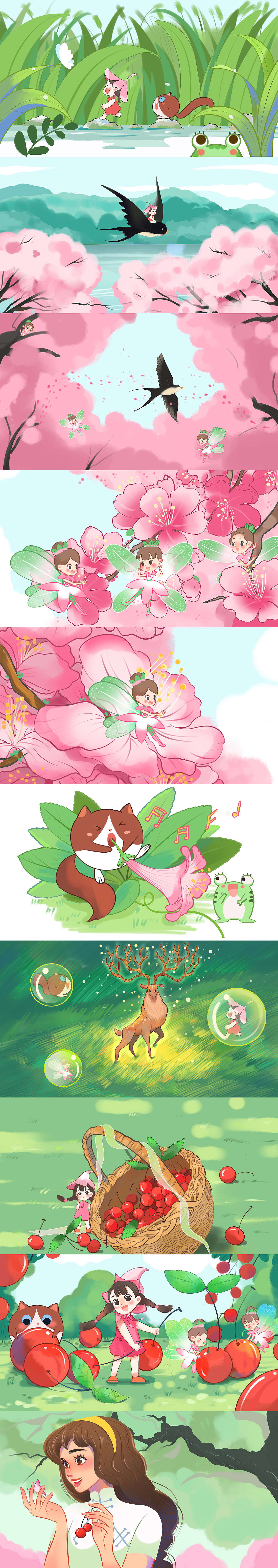 spring 春日不迟，相逢会有时——借樱桃的多洛米蒂（图ZMzM0NTI3MDUy） - 创作习作 - 站酷设计师vivisaer原创素材 - 站酷ZCOOL