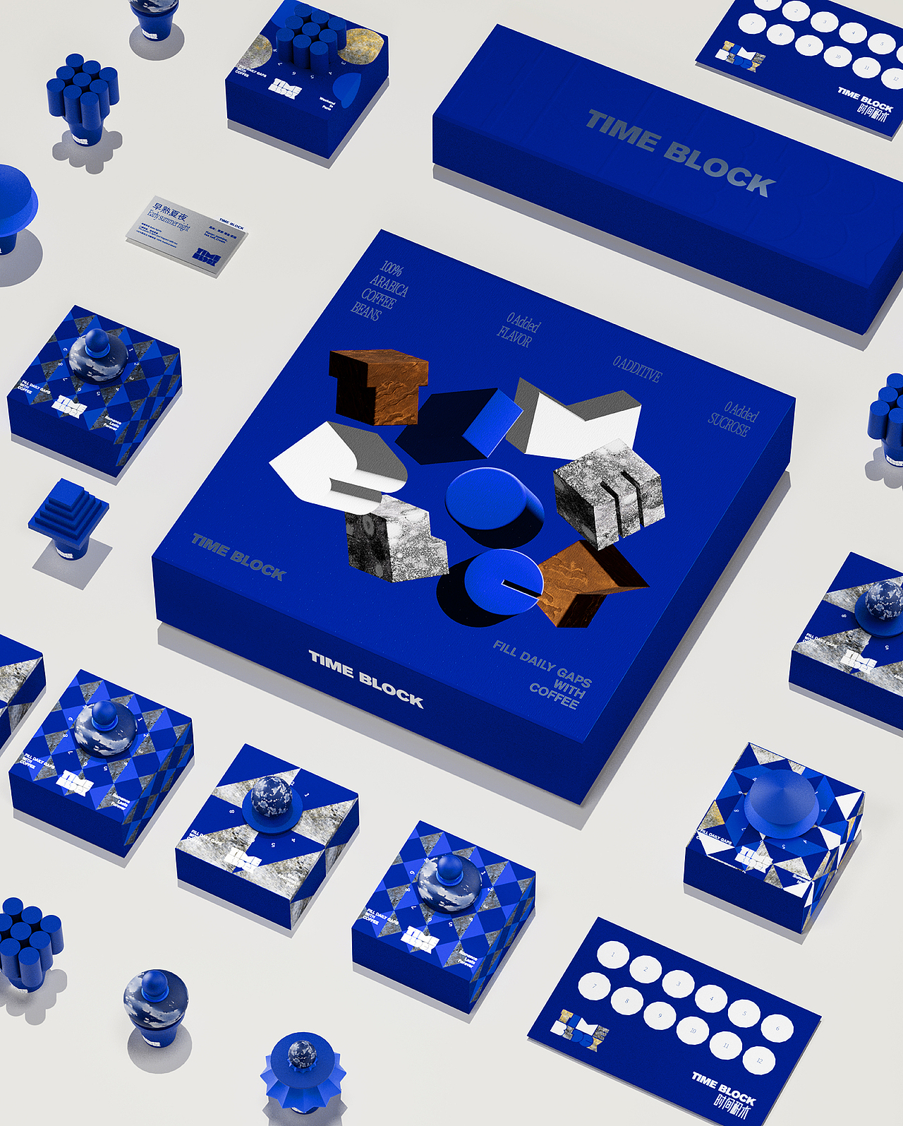 整点彩蛋X时间积木咖啡TimeBlock品牌视觉设计