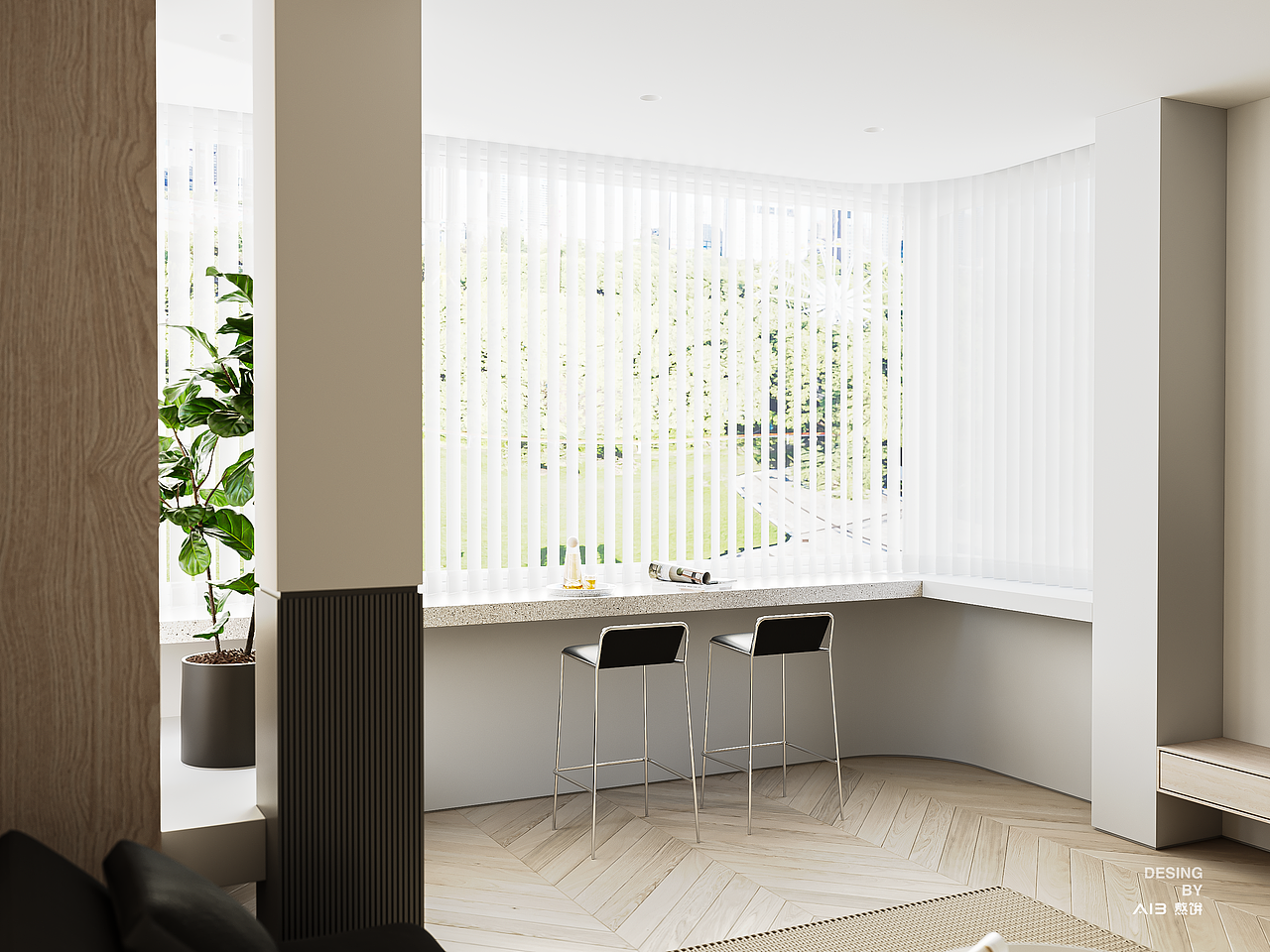 室内场景渲染（图ZMzU1MjgyNDY0） - 建筑/空间 - 站酷设计师ALLBLUE熬饼原创素材 - 站酷ZCOOL