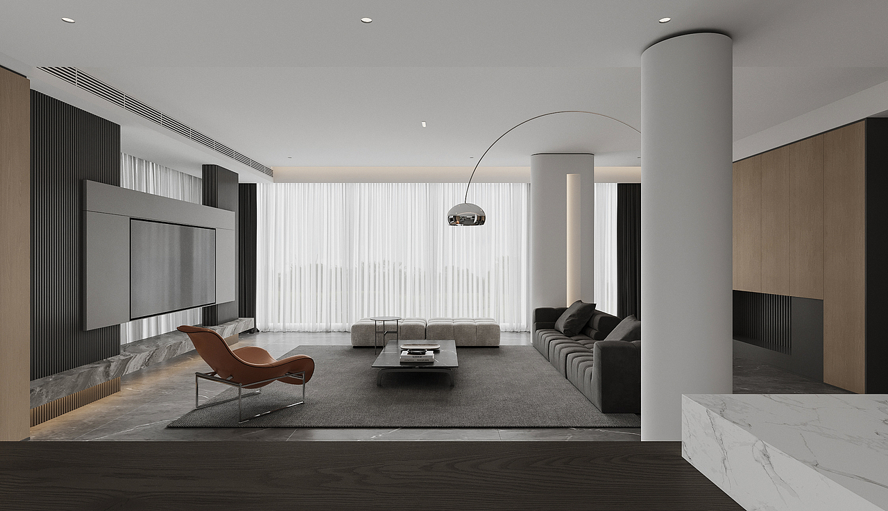 效果图实景临摹