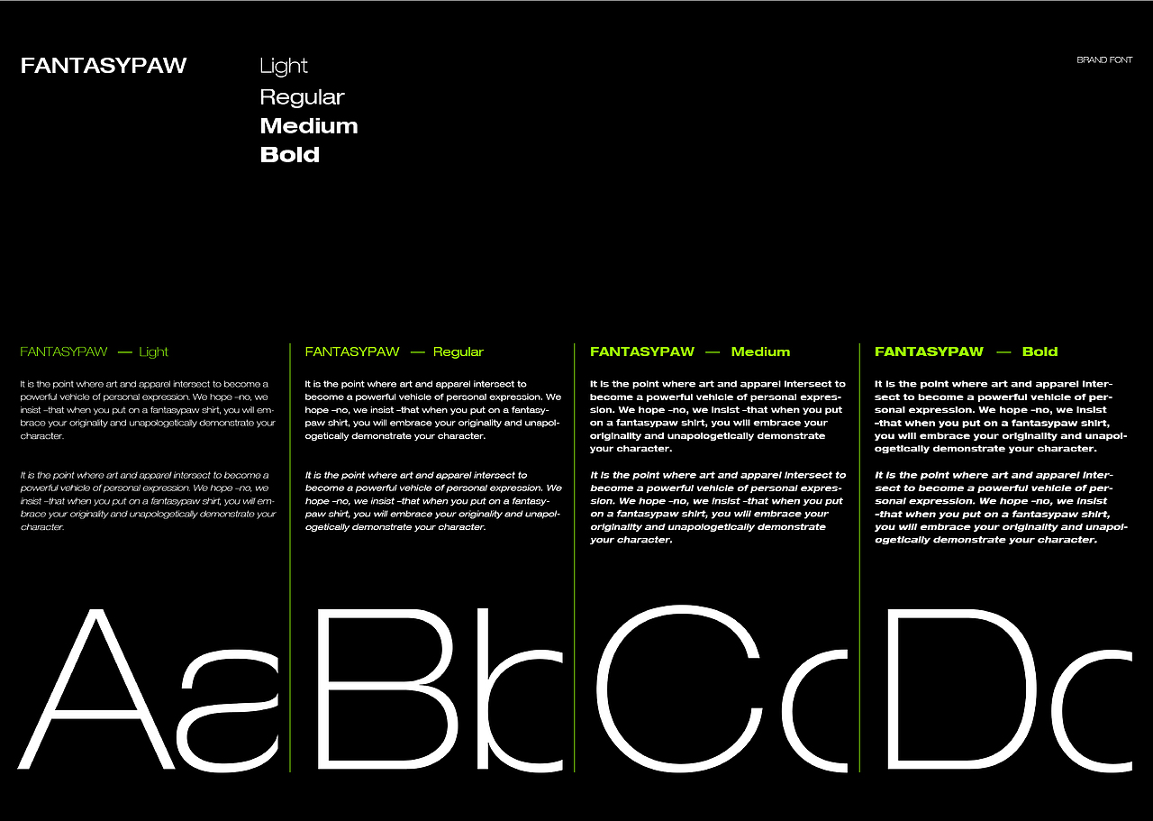 服装品牌VI系统设计