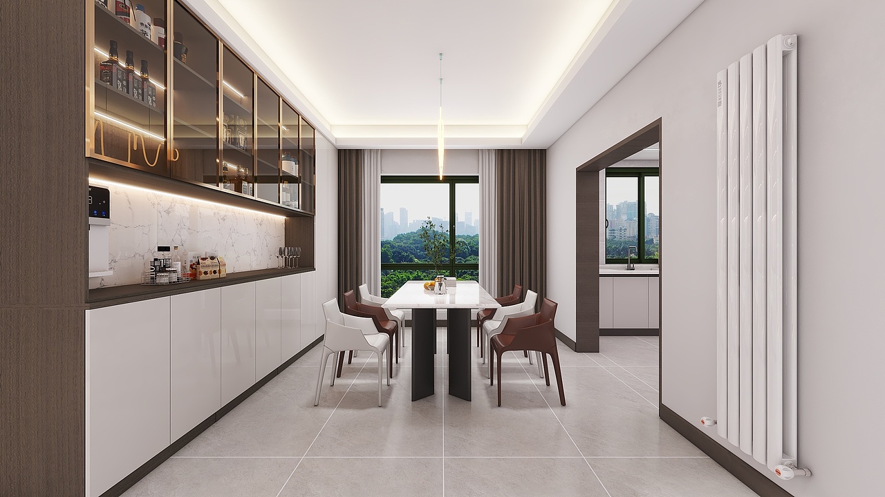 四川成都雅居乐花园(209平方现代简约四居室)