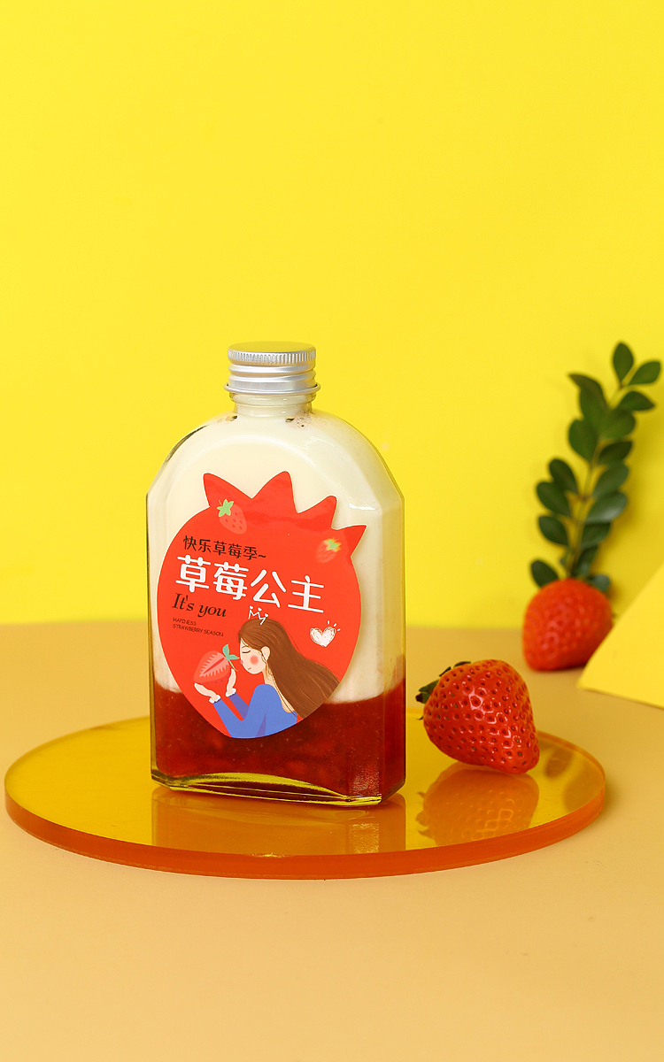 百香果/菠萝/草莓/蓝莓果酱拍摄
