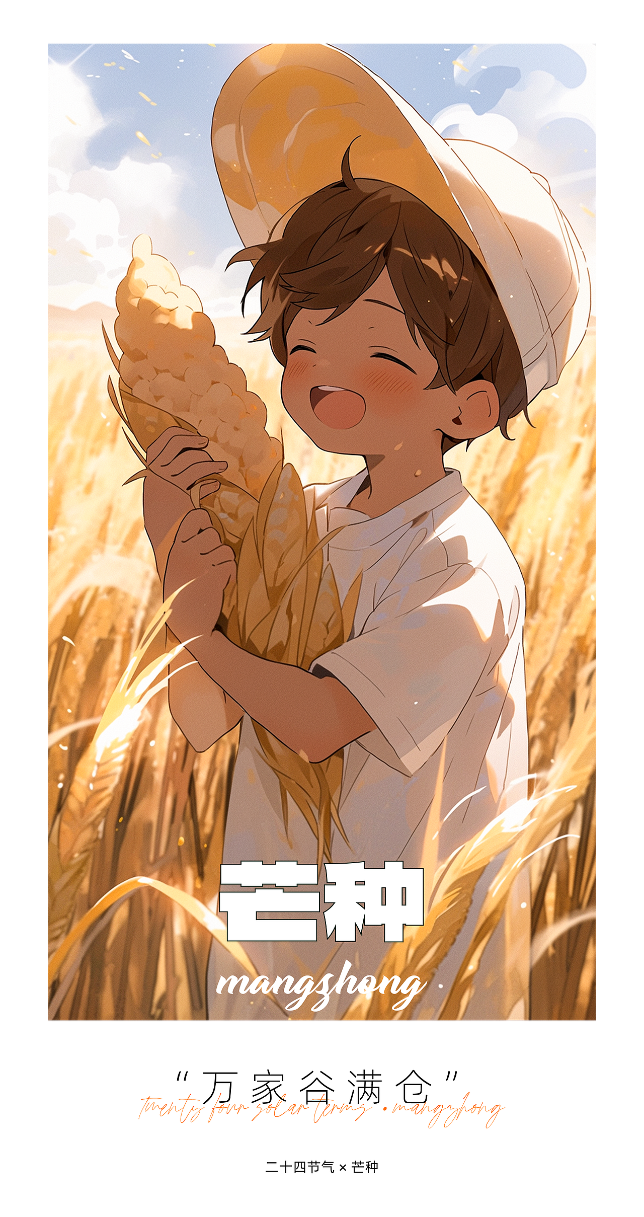 midjourney二十四节气插画