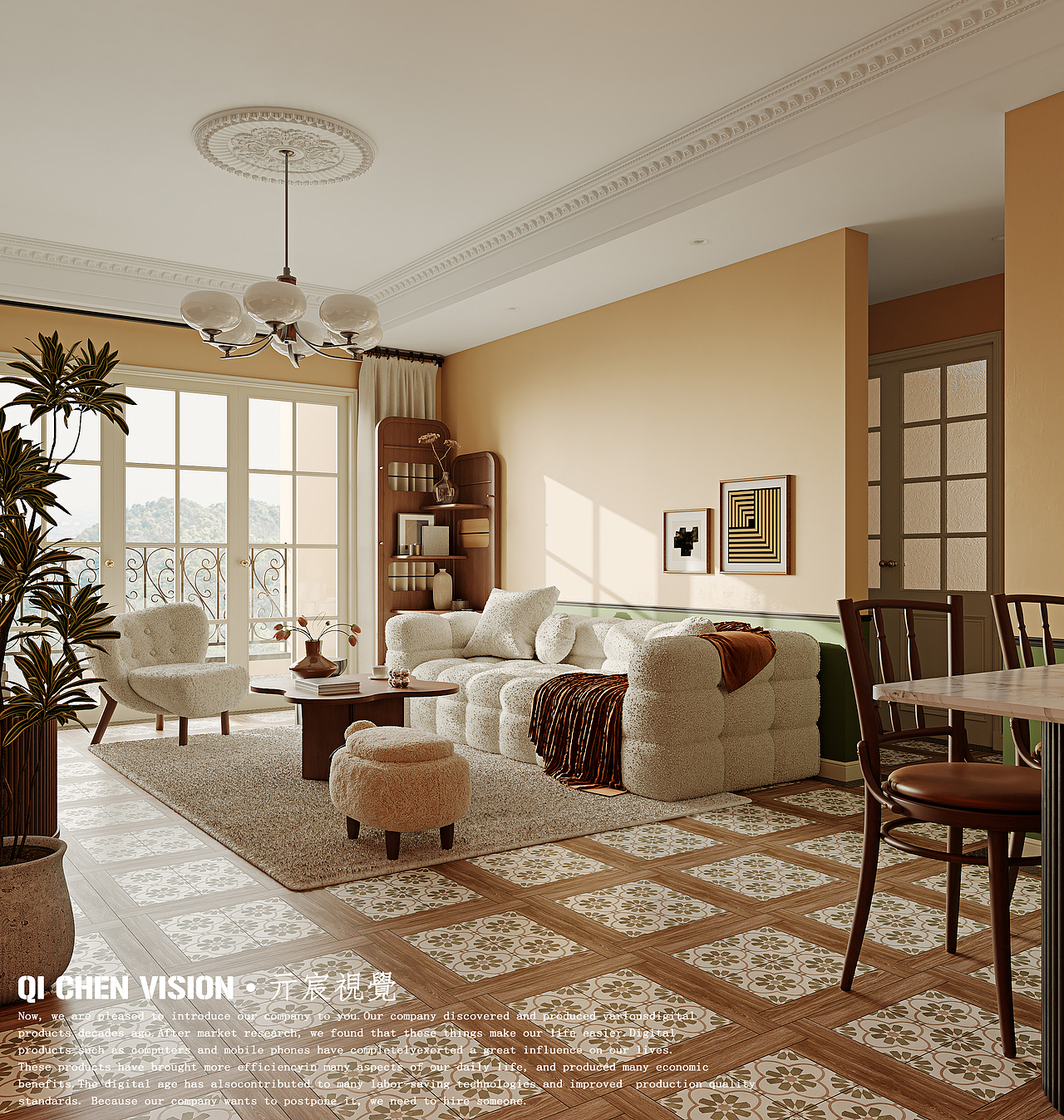 轻法 客餐厅（图ZMzU5MDg0NjEy） - 家装设计 - 站酷设计师亓宸视觉设计原创素材 - 站酷ZCOOL