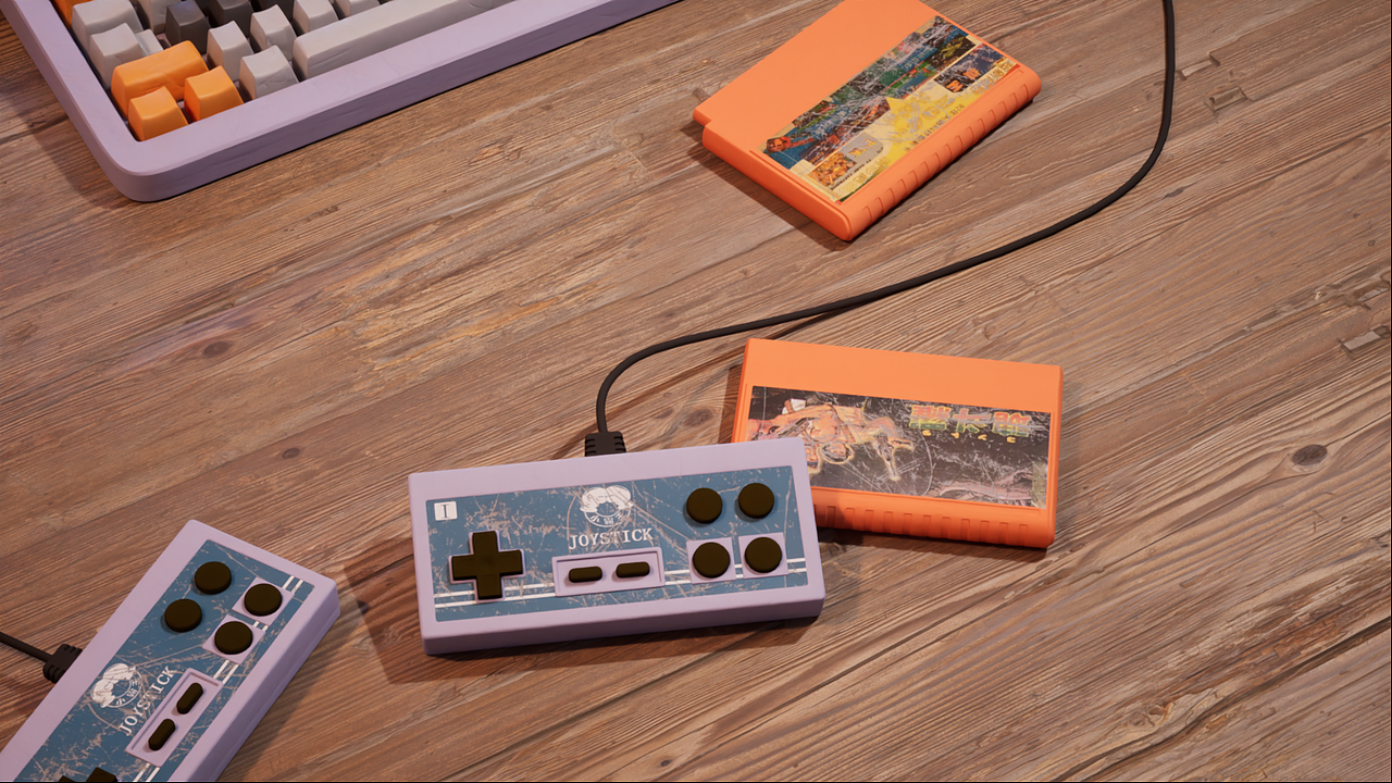 UE5视频渲染-小霸王学习机