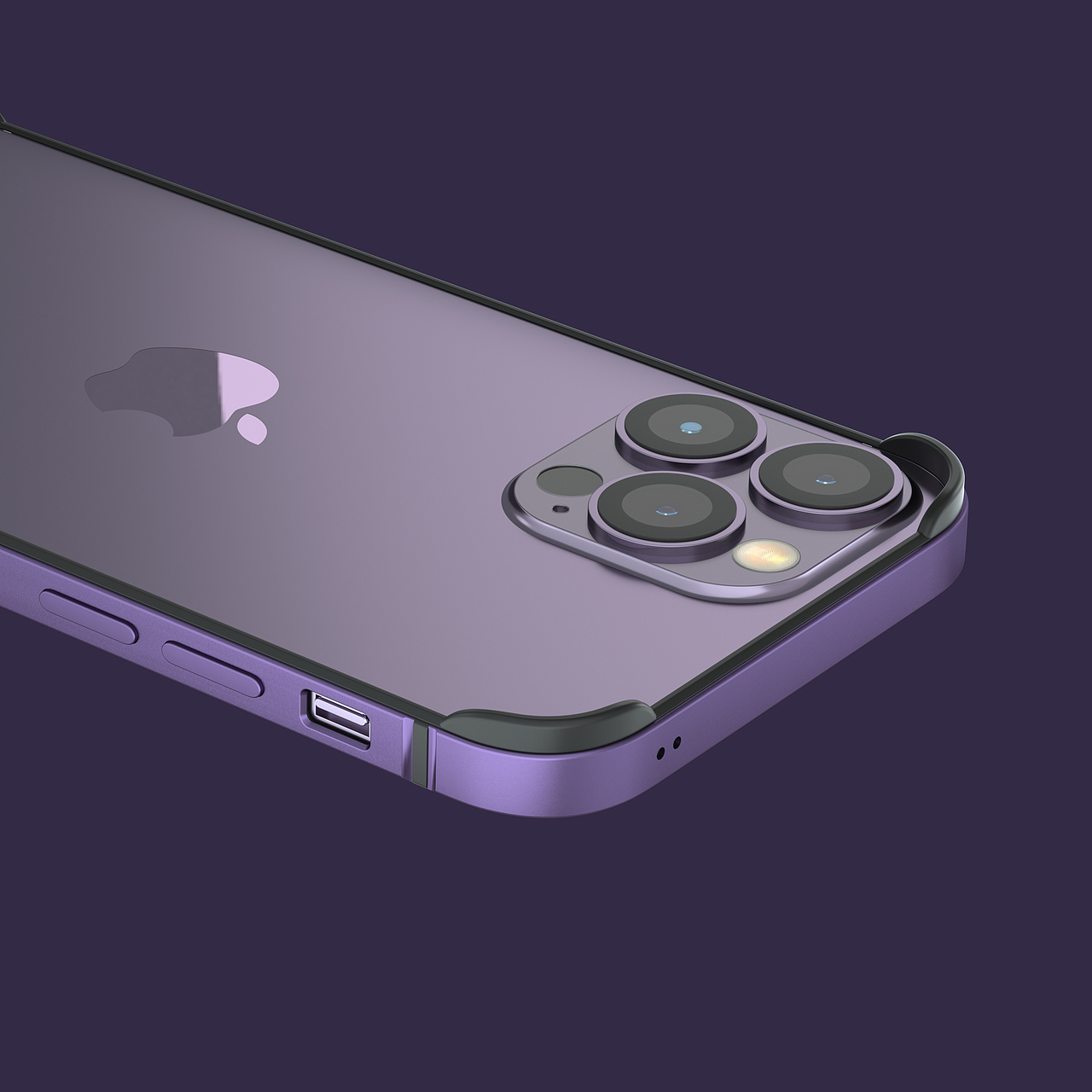 #苹果14金属边框