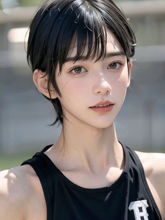 日系陽光男生（圖ZMzQ5NzUwOTI0） - AI作品 - 站酷設(shè)計(jì)師伸長脖子呼吸的貓?jiān)瓌?chuàng)素材 - 站酷ZCOOL