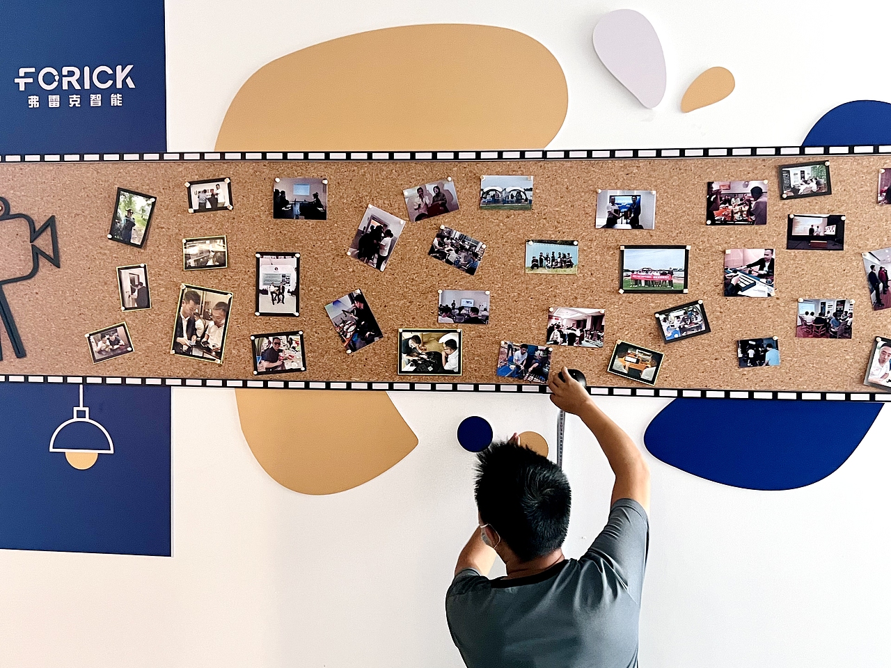 一个文化照片墙设计