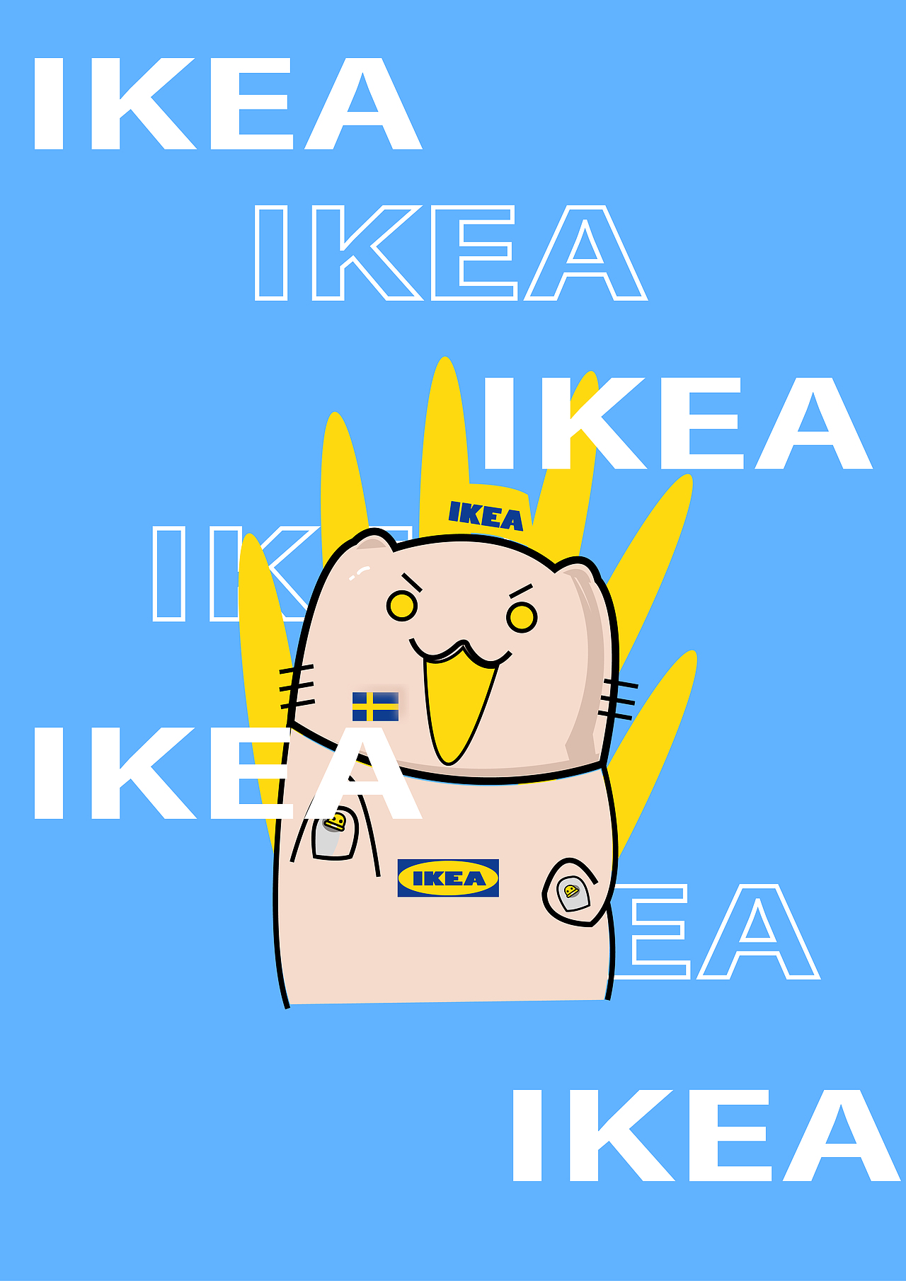 IKEA 宜家吉祥物设计（图ZMjk3NjEzMDYw） - IP形象 - 站酷设计师Richarddd原创素材 - 站酷ZCOOL