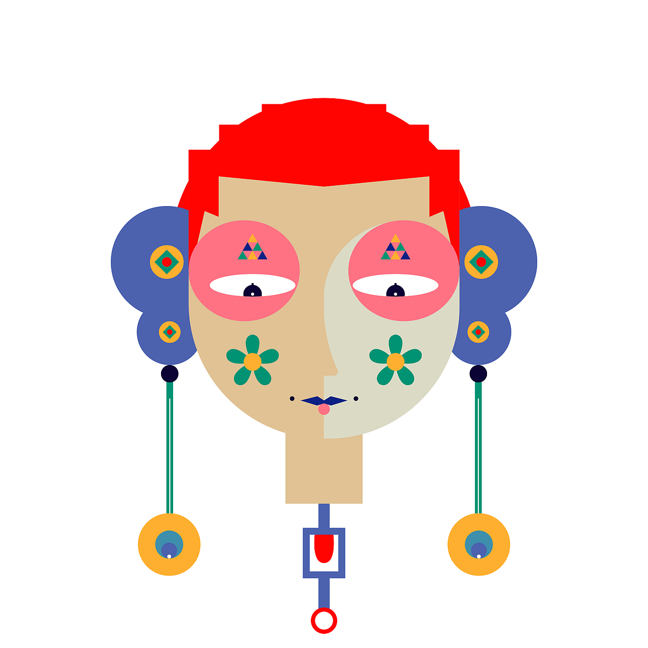 红色（图ZMzQ4MDc0NDQw） - 艺术插画 - 站酷设计师徐子徐原创素材 - 站酷ZCOOL