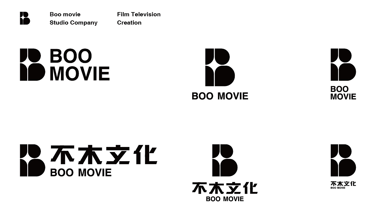 BOO MOVIE | 不木影视品牌形象设计(图ZMzM4NDEzOTYw) - 品牌 - 站酷设计师爱吃面包的鱼原创素材 - 站酷ZCOOL