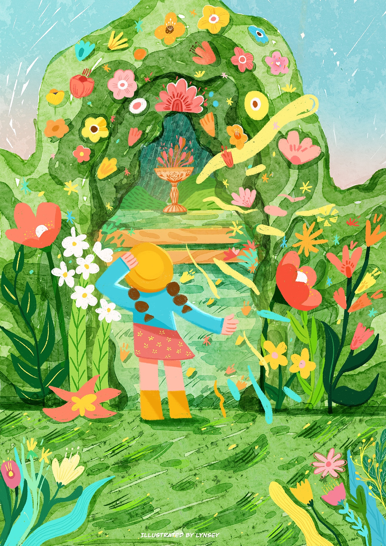 万物生长插画系列（图ZMzIzOTMxOTc2） - 艺术插画 - 站酷设计师Lynseyl原创素材 - 站酷ZCOOL