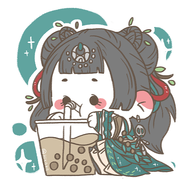 灵源萝莉校服之来口奶茶啵