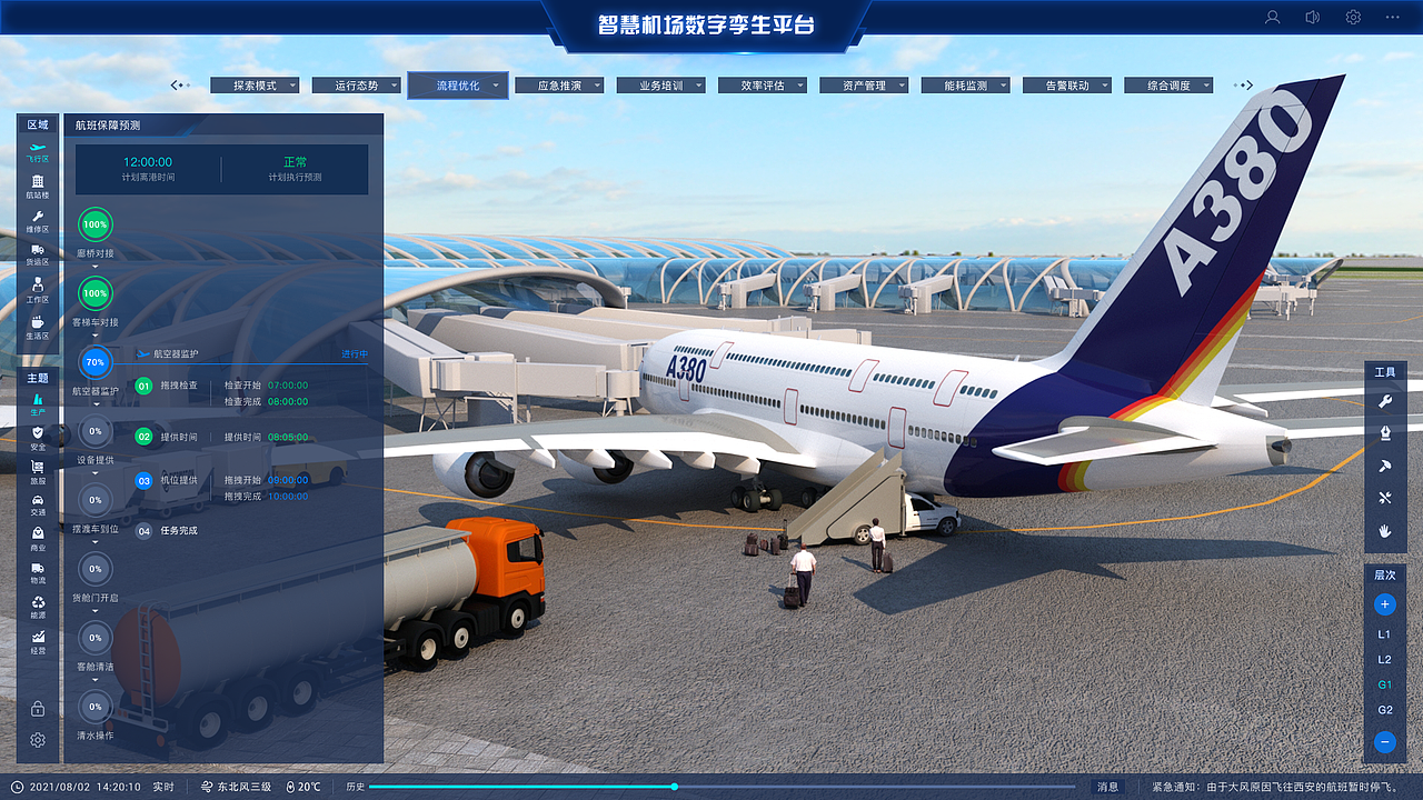 智慧机场数字孪生平台