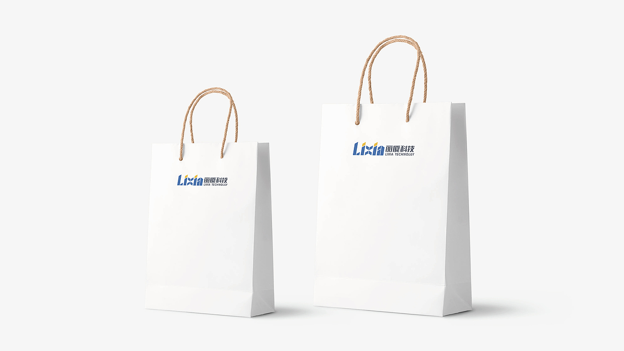 品牌设计-丽厦科技品牌标识视觉设计