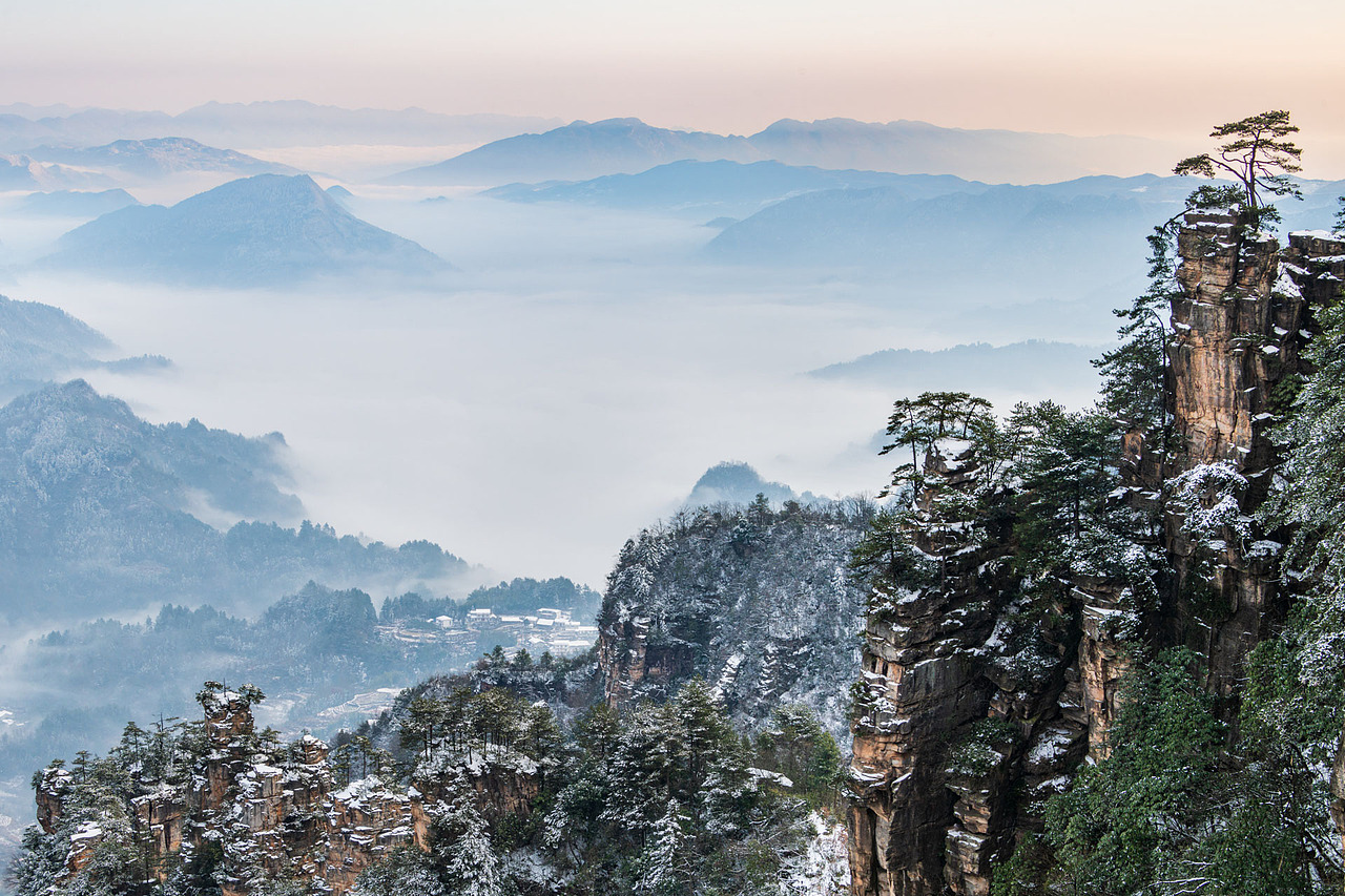 张家界（图ZMzQ0NTgwNDMy） - 风光摄影 - 站酷设计师陈喆风光摄影原创素材 - 站酷ZCOOL