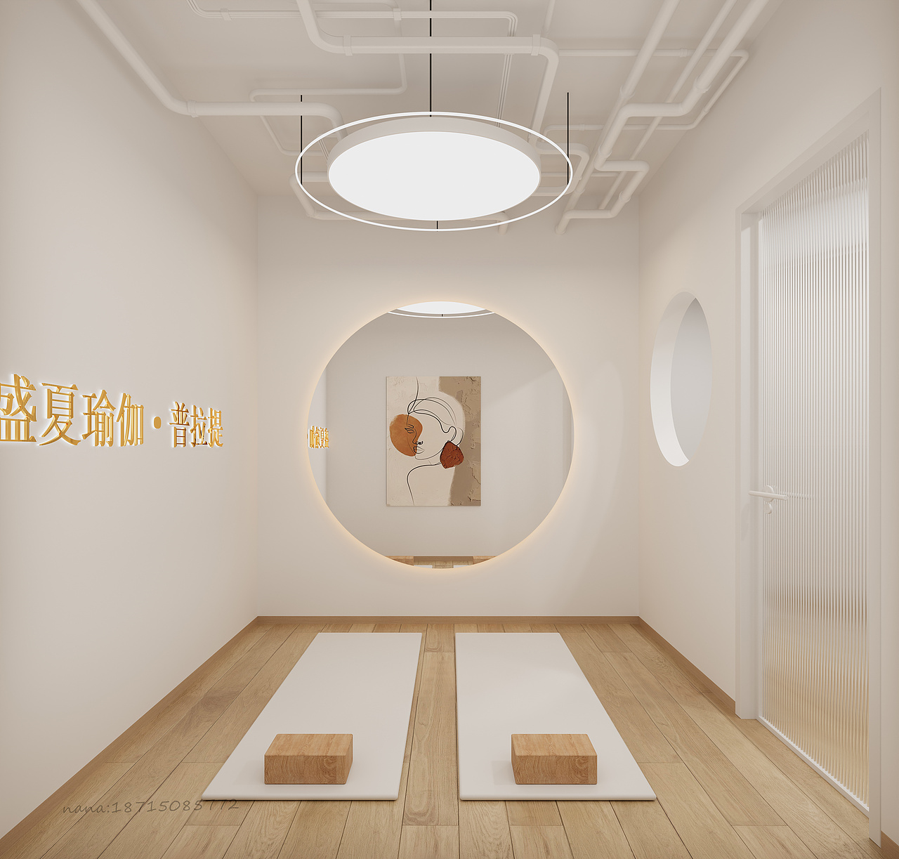 星夜设计--瑜伽馆,瑜"生闹市中一方静谧