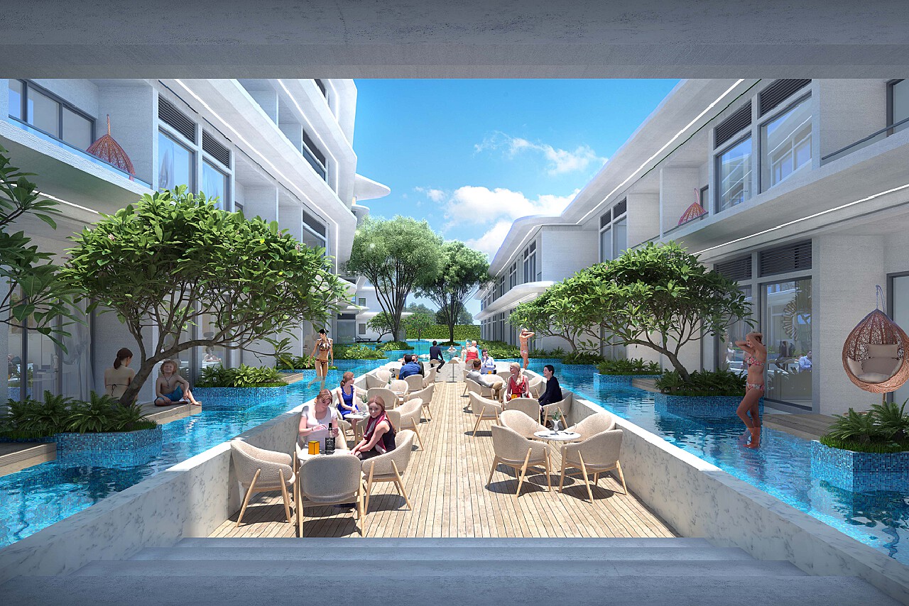 2022卡塔海滩游玩攻略,...些酒店依山而建，基本是很...【去哪儿攻略】