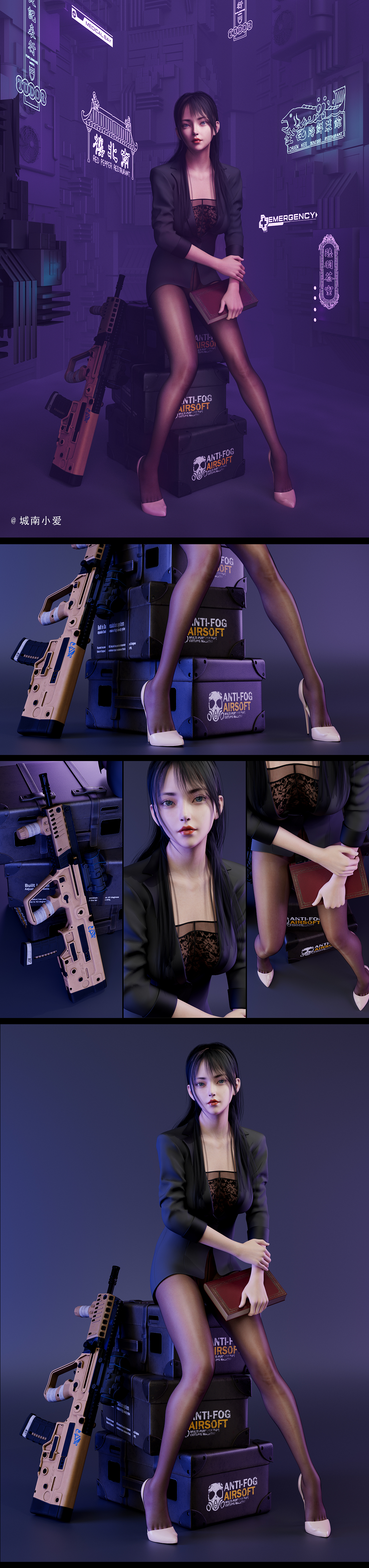 真实渲染 女性人物皮肤渲染测试(图ZMzQzMDI3Njk2) - 产品 - 站酷设计师小爱_设计师原创素材 - 站酷ZCOOL