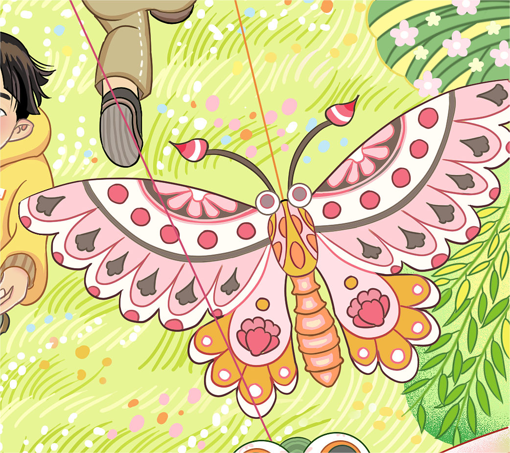 今日春分 | 忙趁东风放纸鸢（图ZMzY0NzAxNjUy） - 海报 - 站酷设计师佛野原创素材 - 站酷ZCOOL