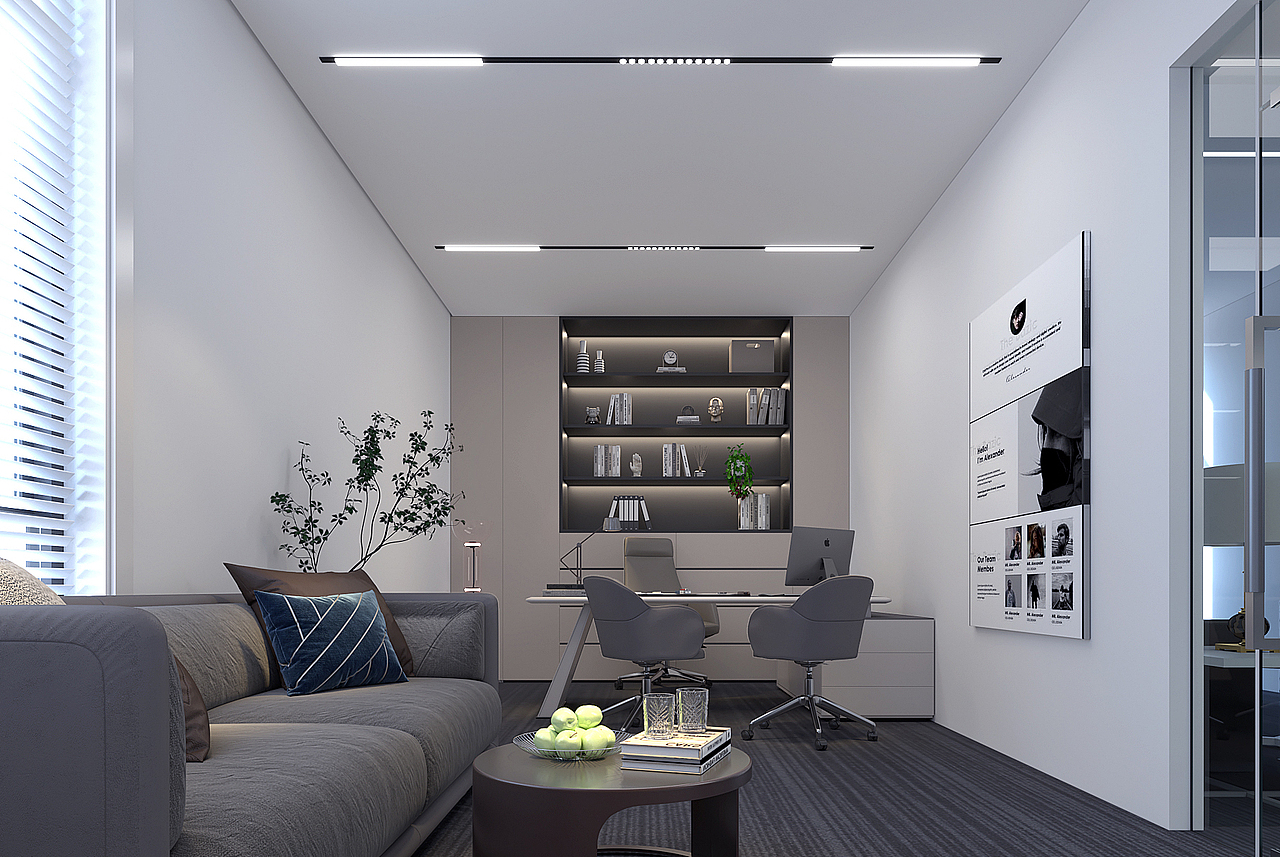 律师事务所设计方案 /办公空间（图ZMzEzNDIyODg4） - 商业空间设计 - 站酷设计师境华灵筑原创素材 - 站酷ZCOOL