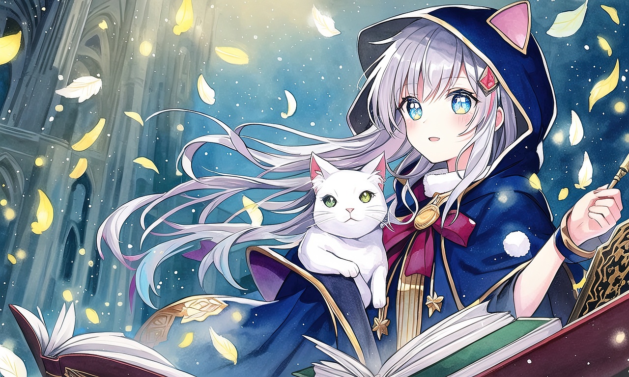 【喵酱AI绘图】魔法书院的管理员（图ZMzIyNTA2Mjg4） - AI作品 - 站酷设计师是喵酱鸭原创素材 - 站酷ZCOOL