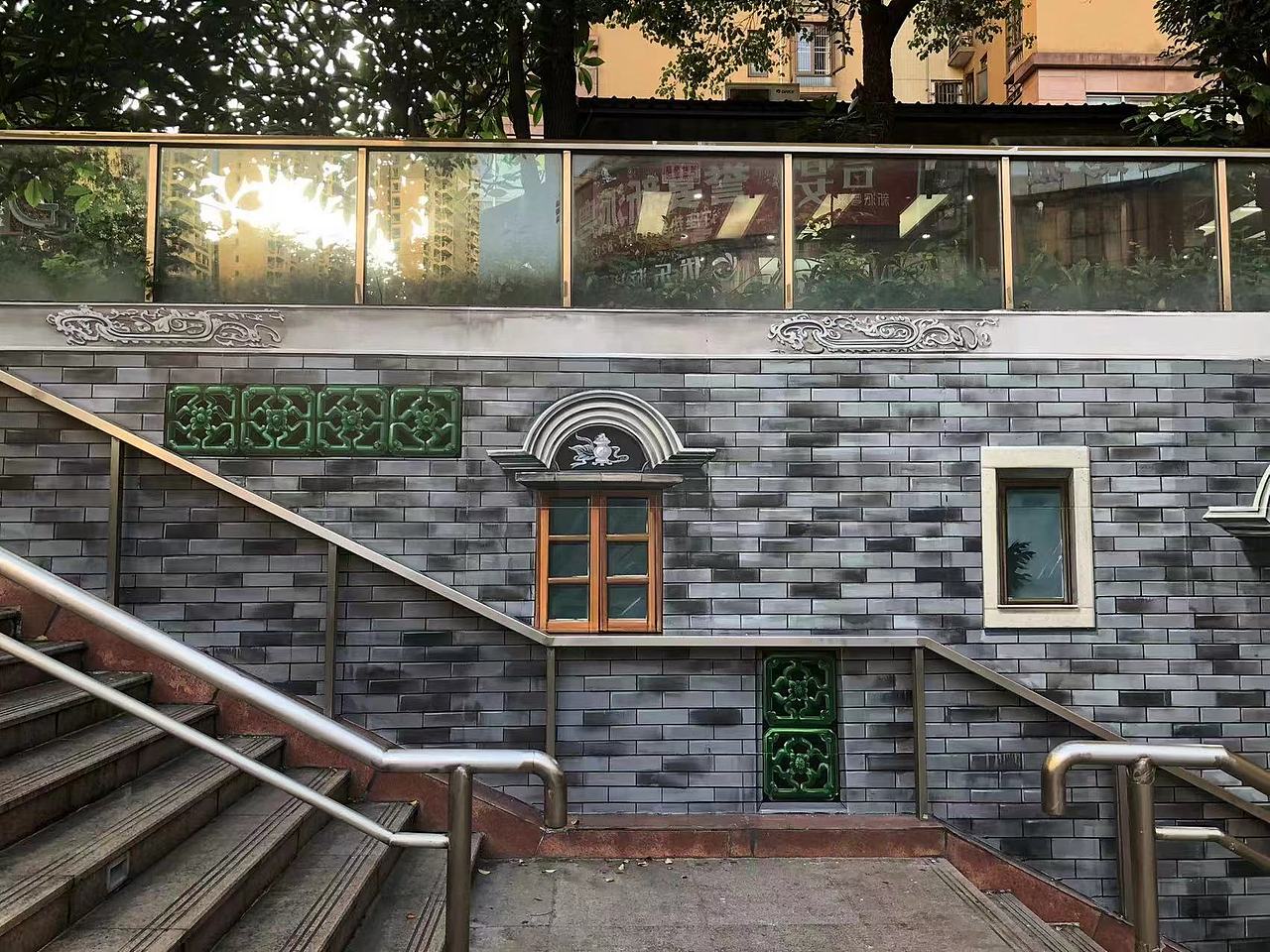 普君新城文昌里的仿古情景绘制