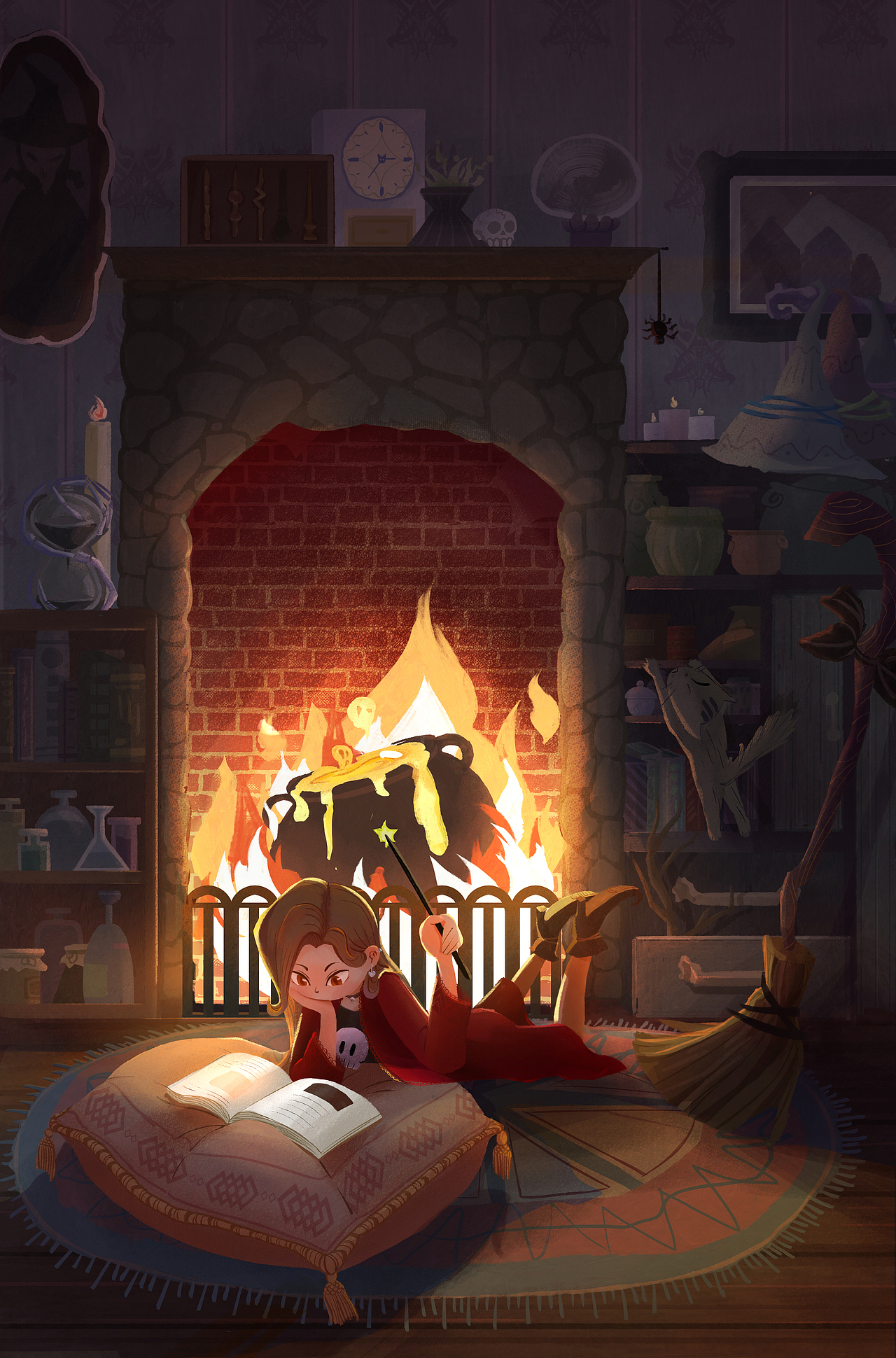 商业插画个人作品(扁平插画/绘本插画/国潮插画)