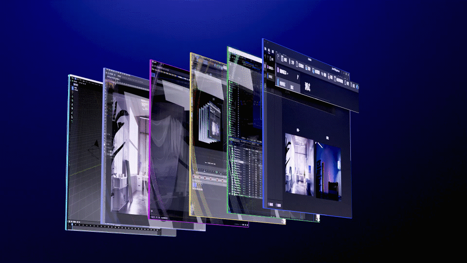 C4D学员Jefomi -Office UX Film临摹作品 05