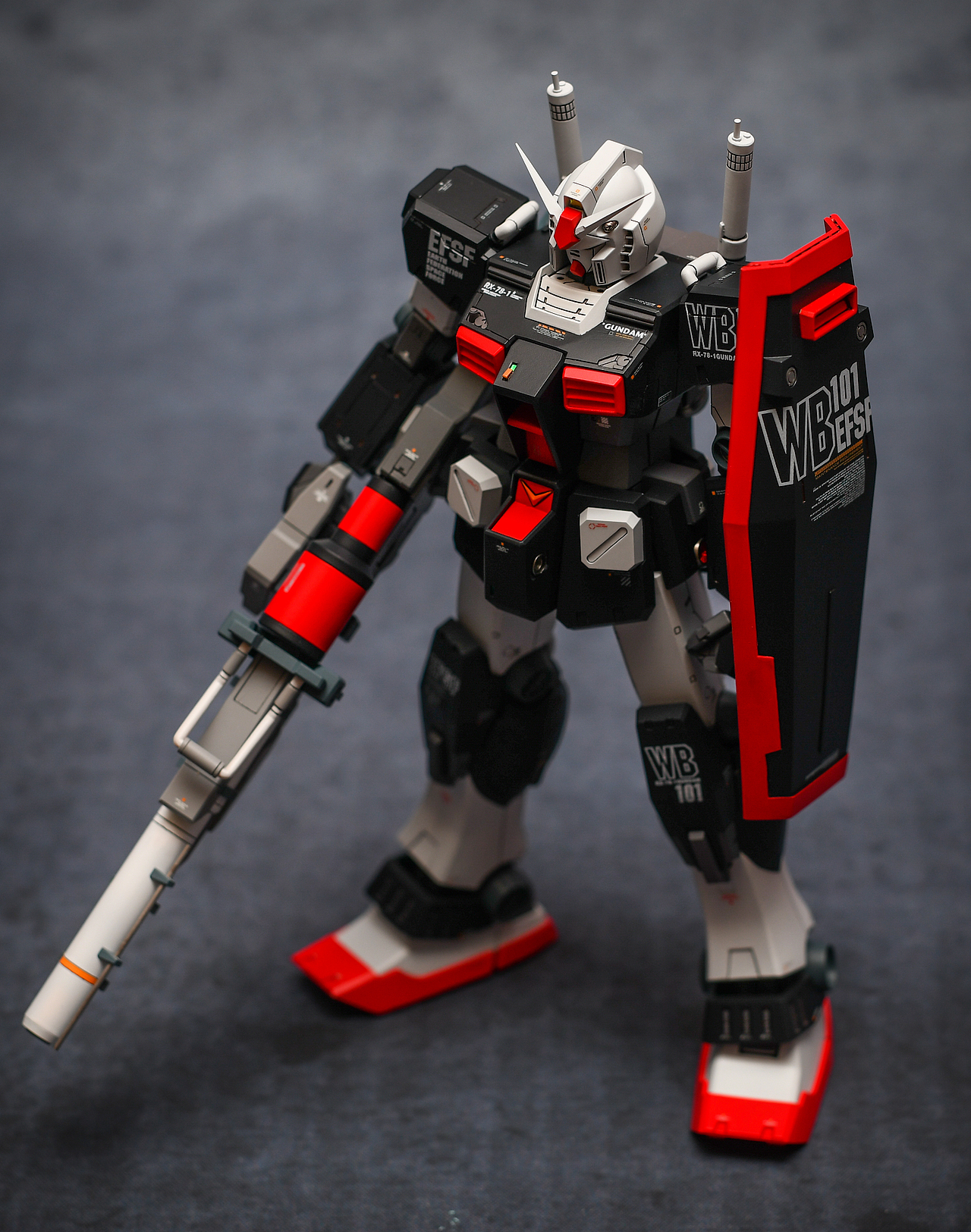 科幻模型设计制作|《池田rx78-g1&g3》附修改过程