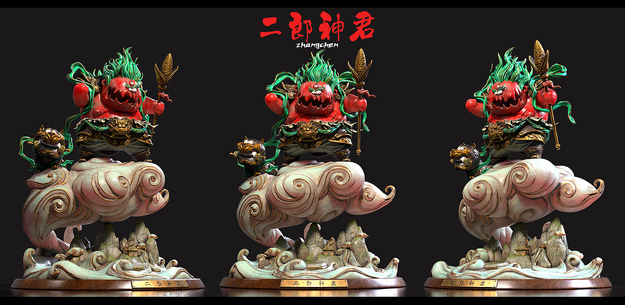 二郎神君（图ZMzM4NTg1MTA0） - 人物/生物 - 站酷设计师天屎小哥哥原创素材 - 站酷ZCOOL