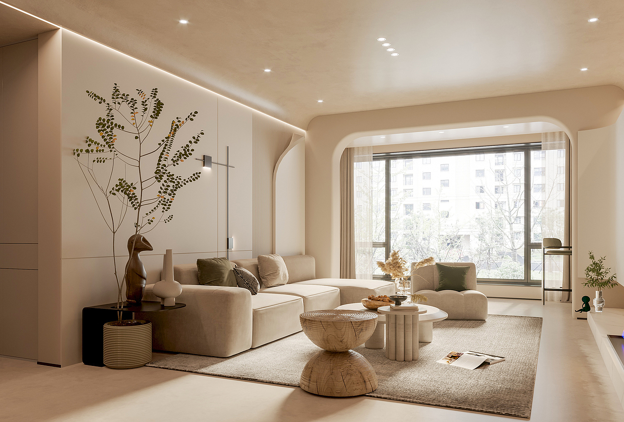 暖暖奶油风，秋日里的一抹温馨~（图ZMzIxNjk1Njky） - 家装设计 - 站酷设计师三彩视觉原创素材 - 站酷ZCOOL