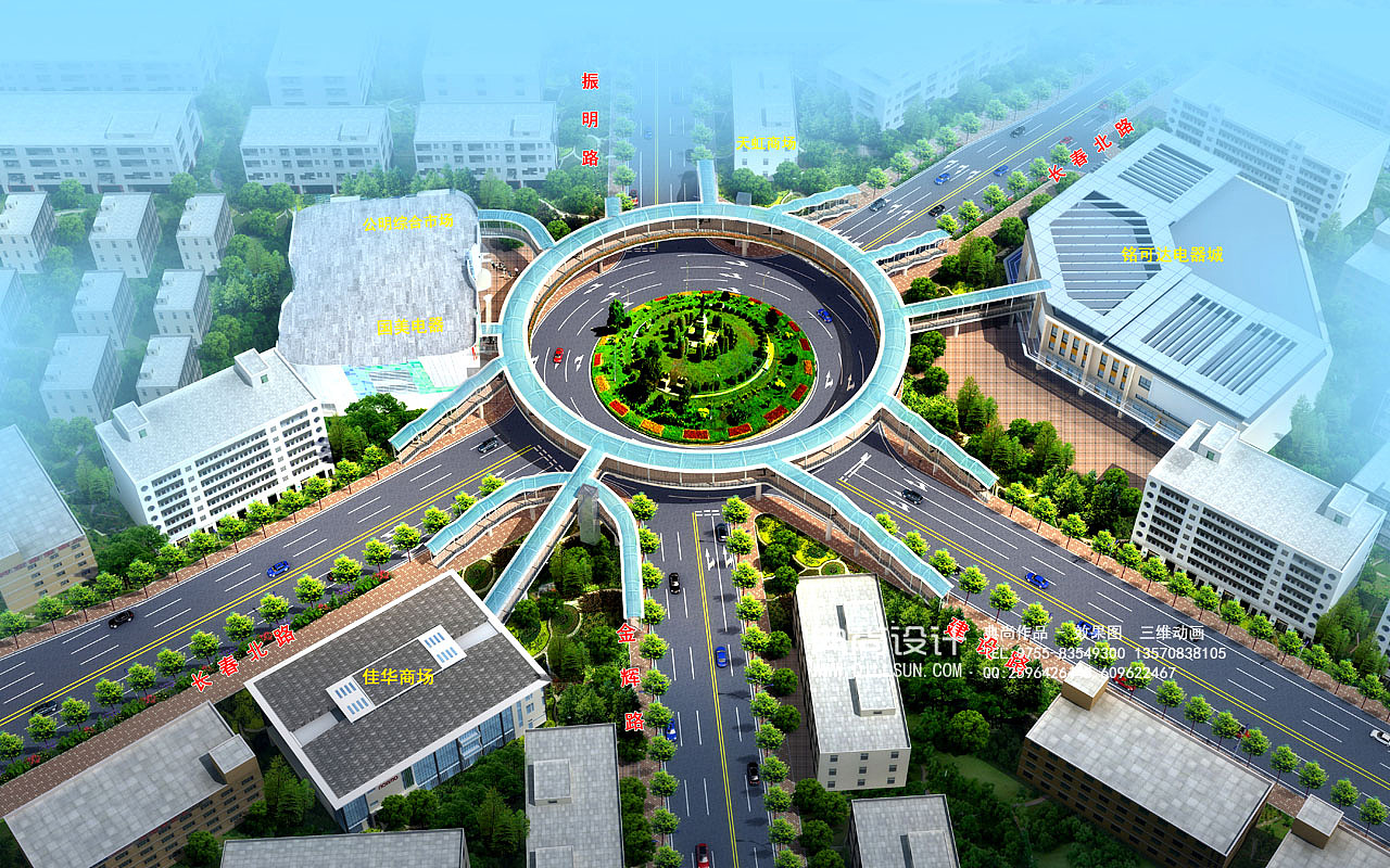 人行天桥效果图1