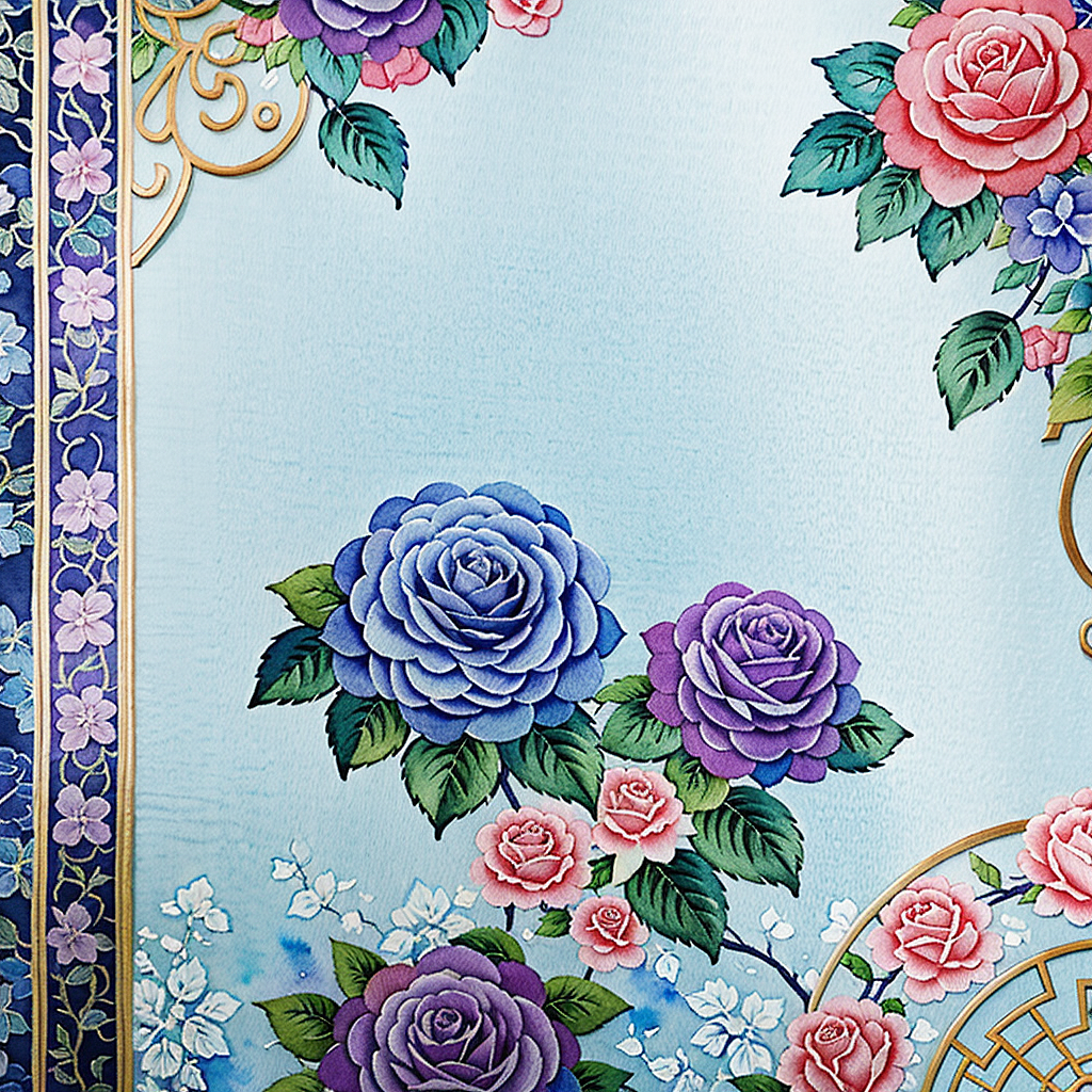 AIprompte 花朵刺绣（图ZMzU5MjY0MjA0） - AI作品 - 站酷设计师AIprompte原创素材 - 站酷ZCOOL