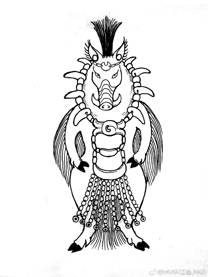 山海经里的自然世界——神2（图ZMzI2ODg3NzA4） - 概念设定 - 站酷设计师MUGU工舍原创素材 - 站酷ZCOOL