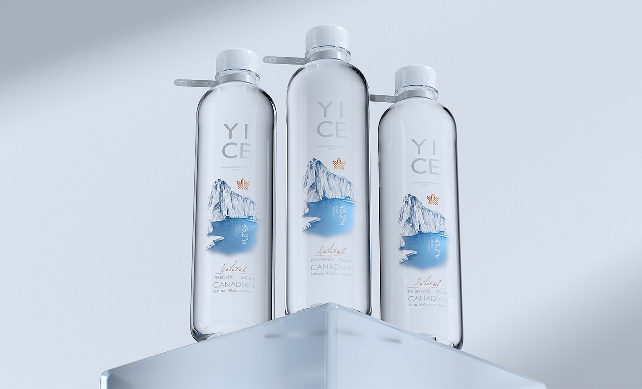 YICE天然矿泉水|饮料|饮用水|气泡水|苏打水包装设计（图ZMzMyMjU0Mzg0） - 包装 - 站酷设计师同道设计张博2018原创素材 - 站酷ZCOOL