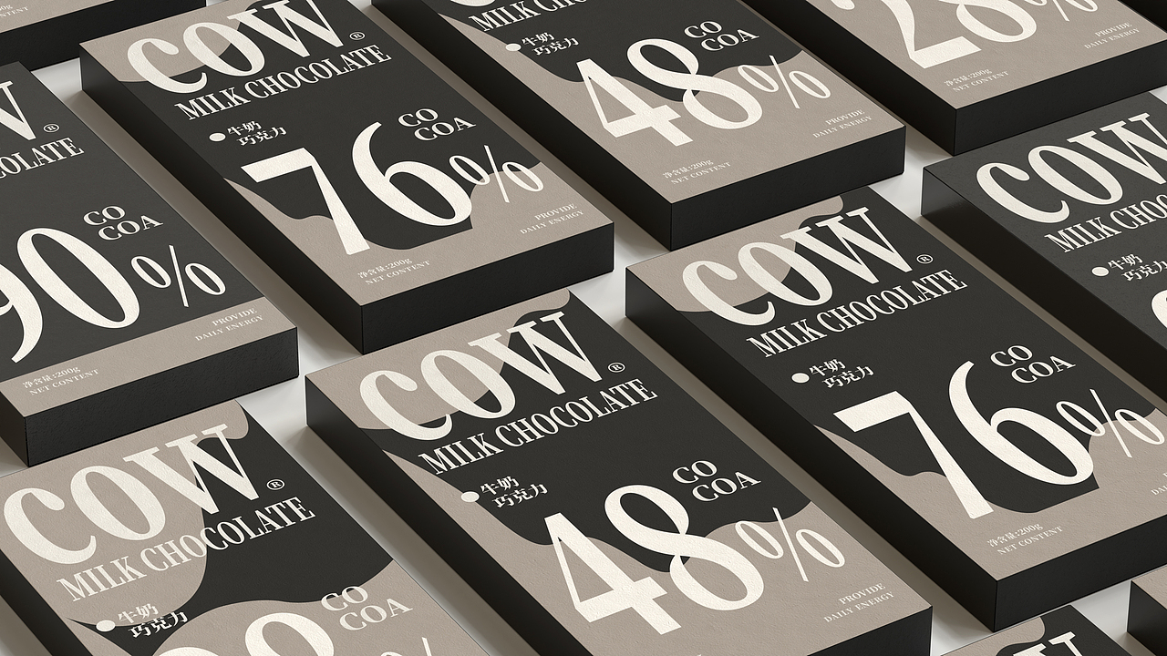 COW牛奶巧克力 | 包装设计