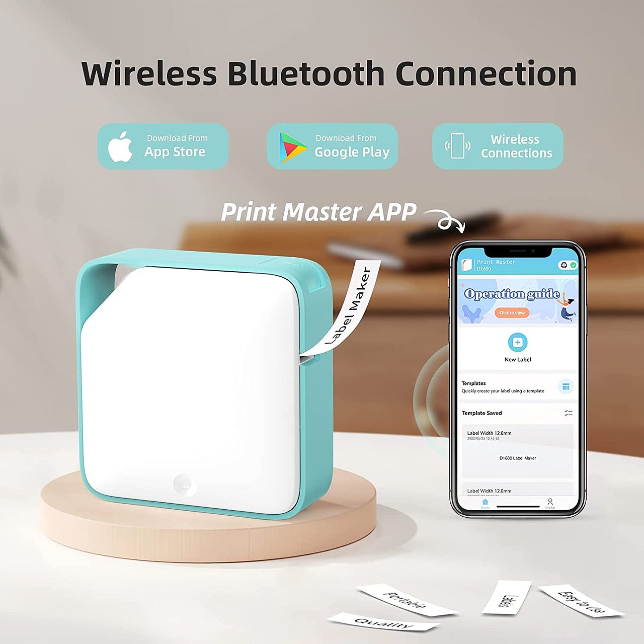 D1600小魔方标签打印机