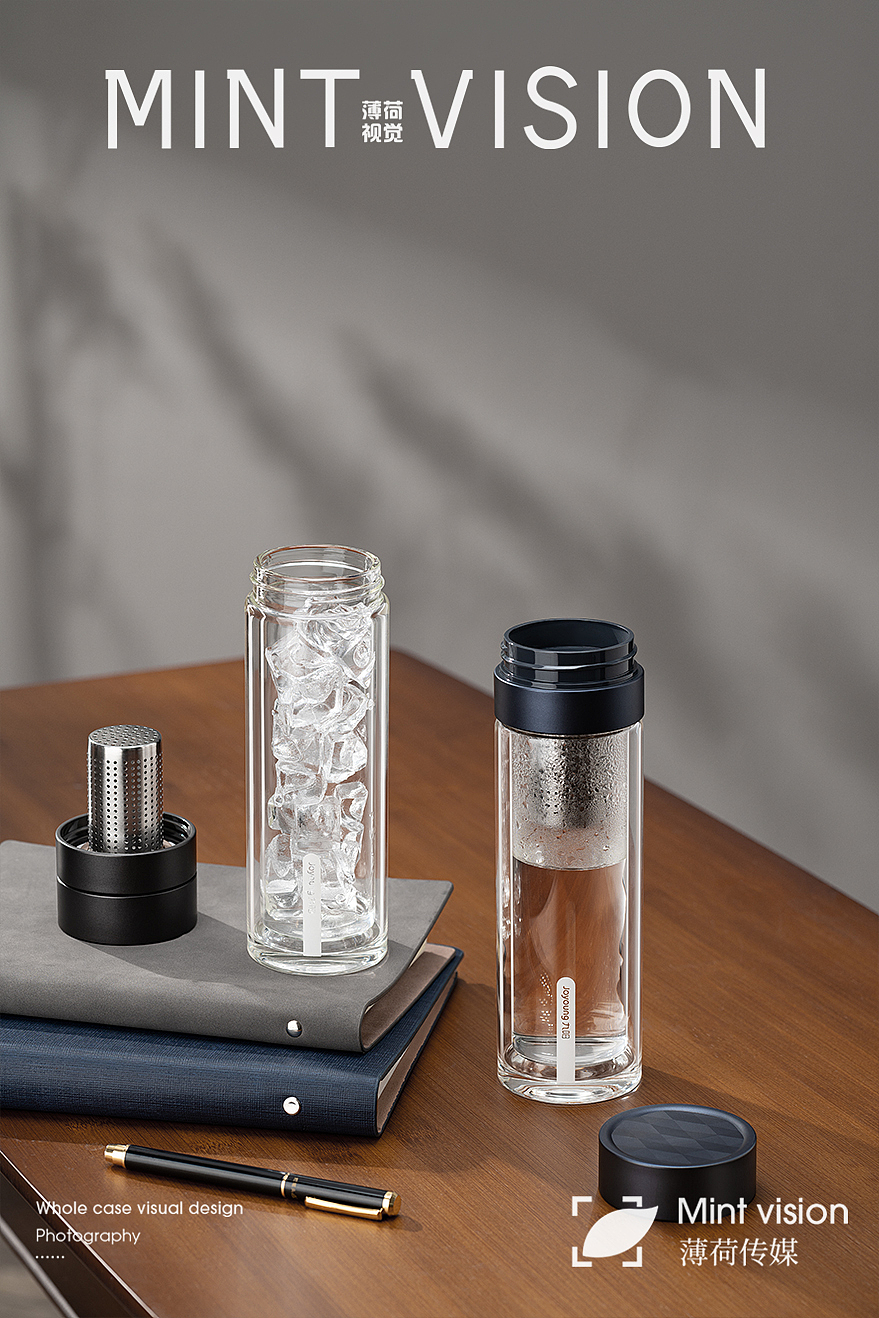 餐饮类目｜九阳玻璃杯｜薄荷视觉