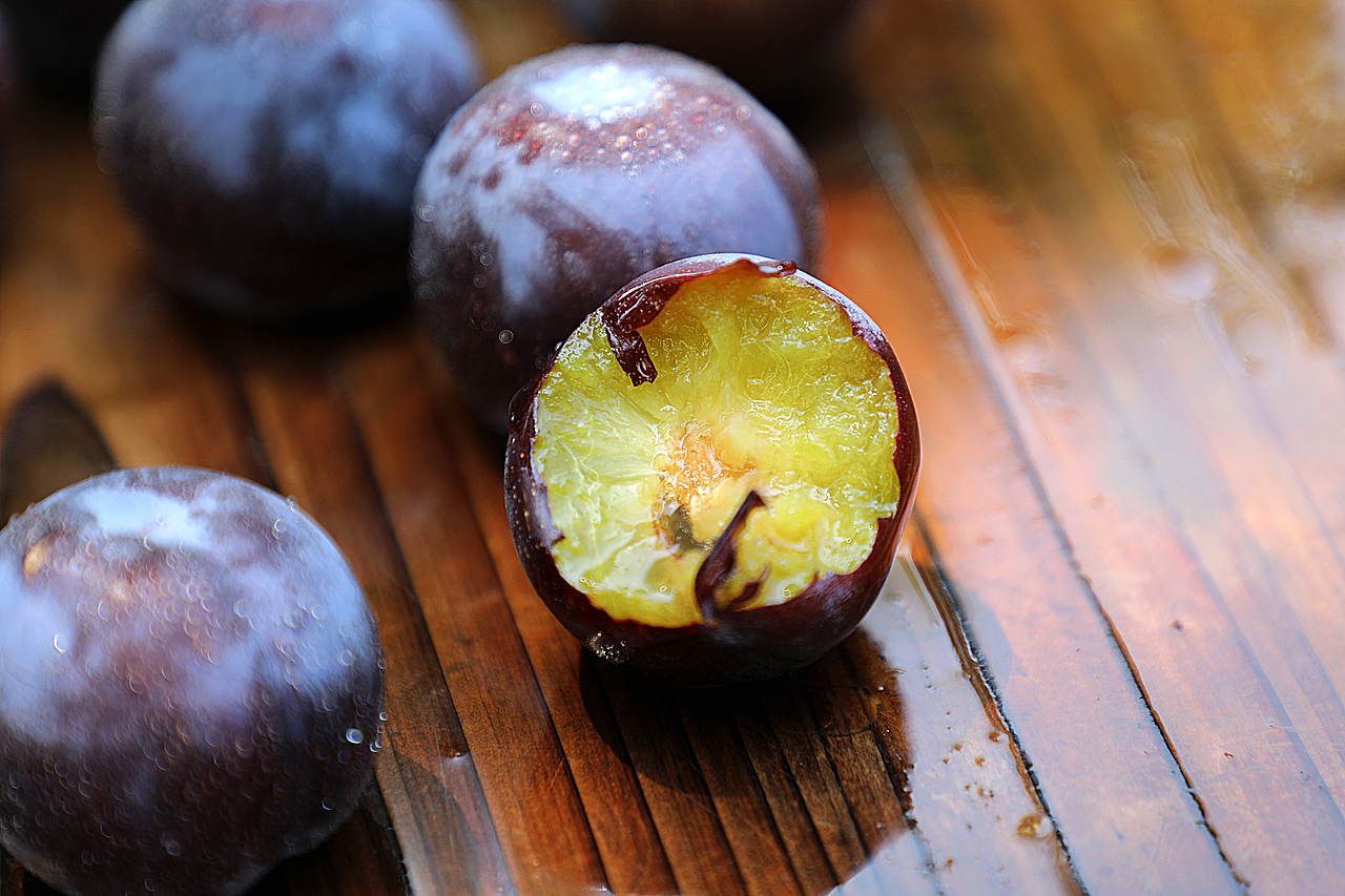 重庆万州寄来的粉黛脆李,模样和口感真不赖