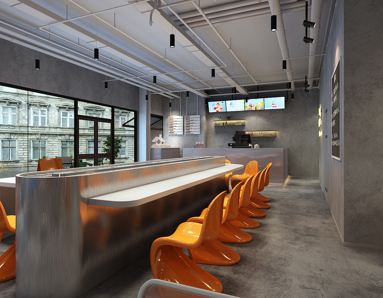 GOGOYO-宠物餐厅效果图