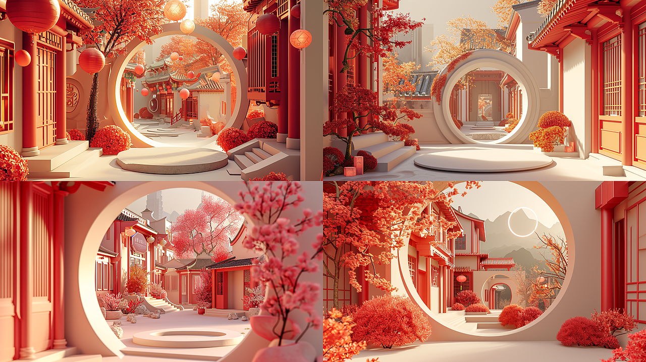 电商背景/场景/素材-AI创作合集