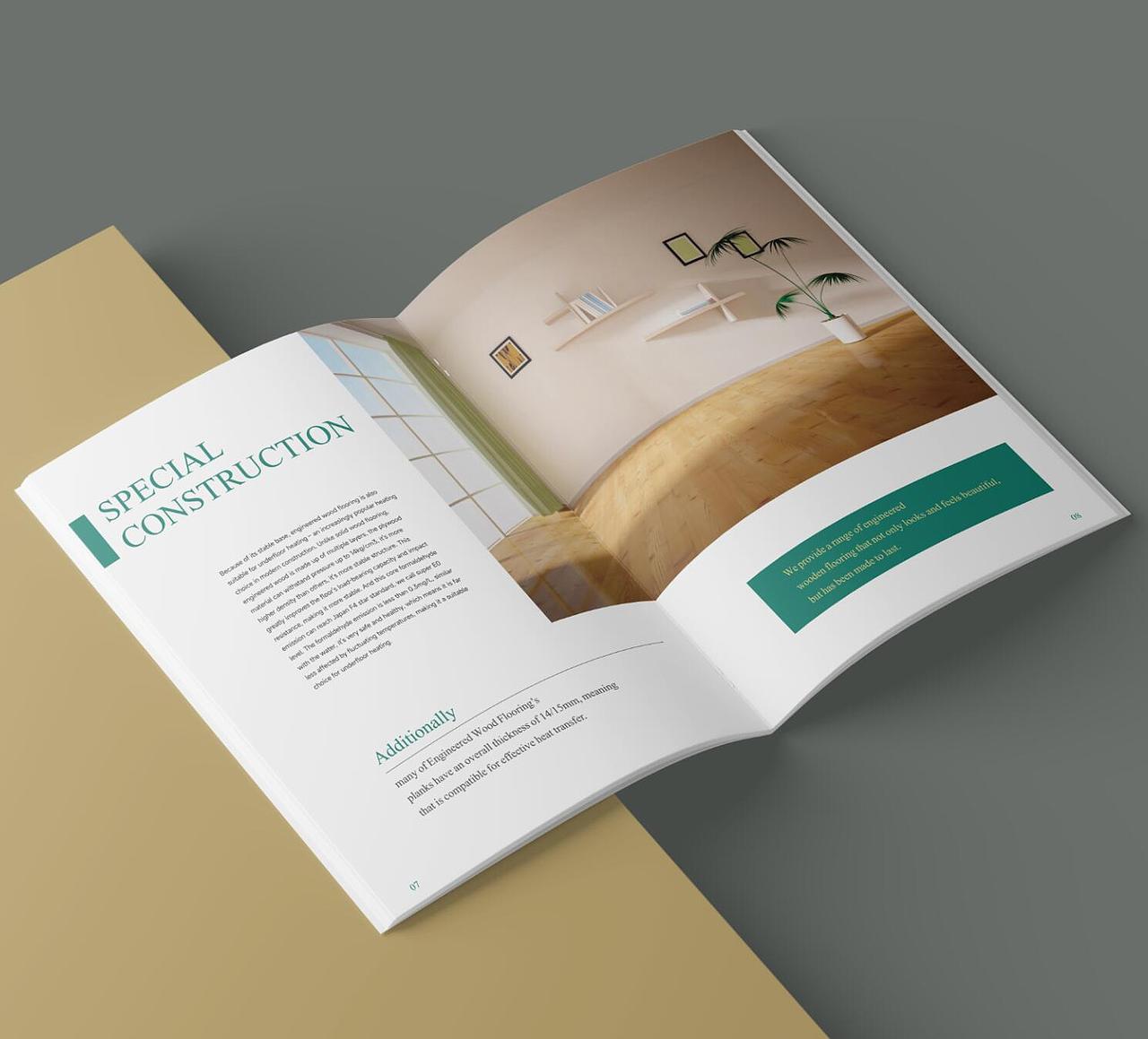 家装地板画册设计