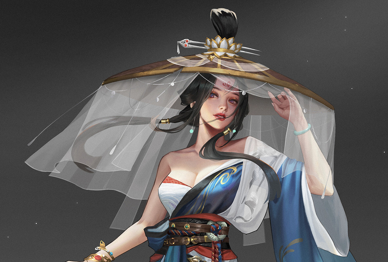 鱼玄机（图ZMzI4Njg1MTI0） - 游戏原画 - 站酷设计师枯木重海原创素材 - 站酷ZCOOL