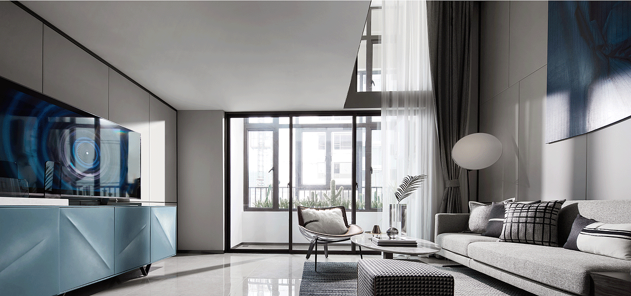 勾勒LOFT生活蓝本的内在轮廓-LOFT户型E